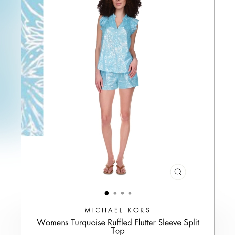 Nwt‎ Michael Kors top size large (top only)